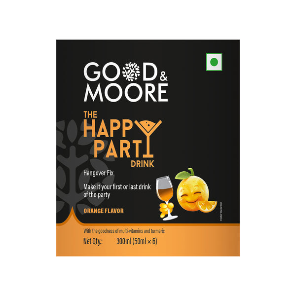 The Happy Party Drink – Orange Flavor | Hangover Fix | 50mlx6