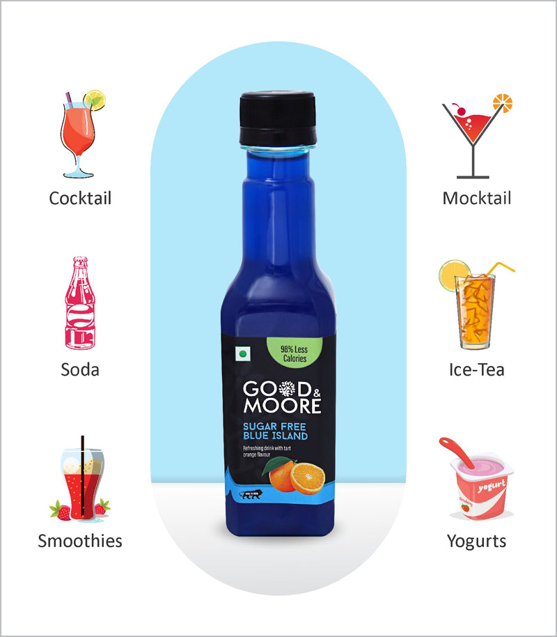 Sugar free Blue Island Syrup