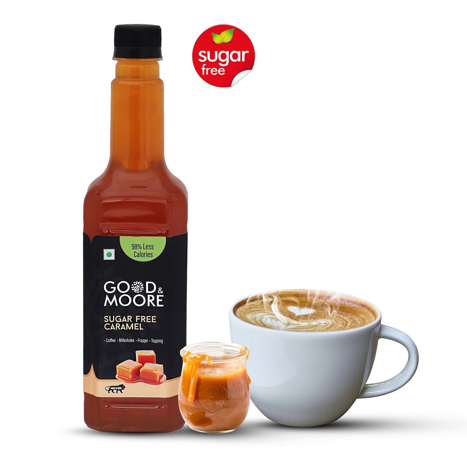 Sugar Free Caramel Flavored Syrup | Coffee Syrup – GOOD&MOORE